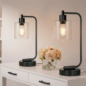 Curved Arch Design Touch Control Table Lamp